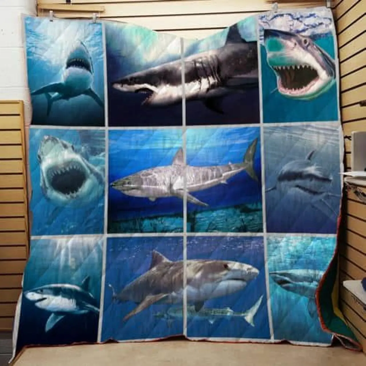 Shark Cl22100469Mdq Quilt Blanket and Home Decor