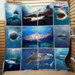 Shark Cl22100469Mdq Quilt Blanket and Home Decor
