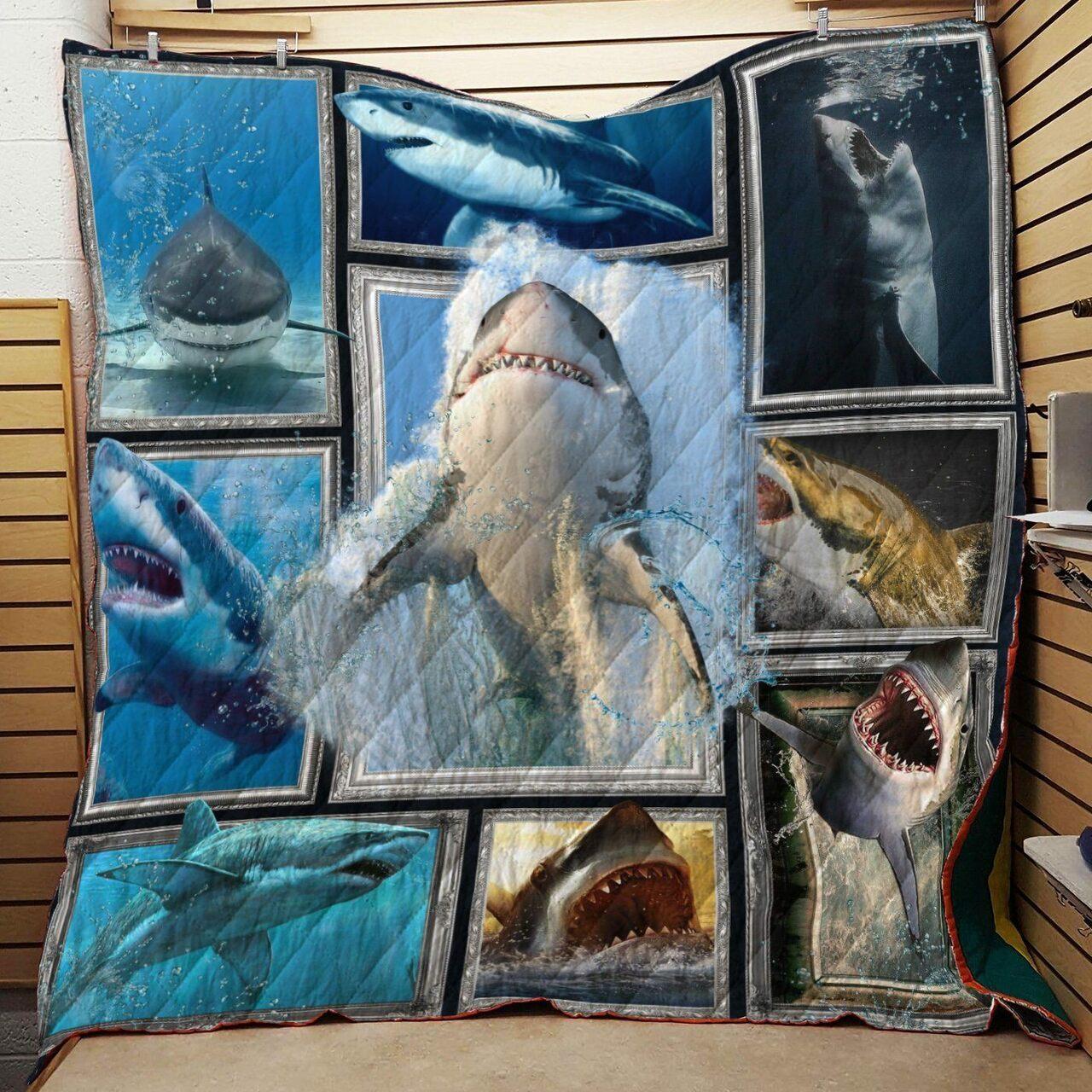 Shark Quilt and Home Decor