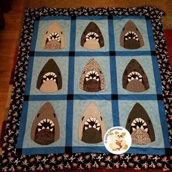 Shark Quilt Tdhuq and Home Decor