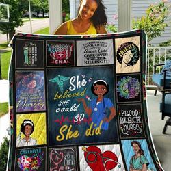 She Believed She Could So She Did TH2309374CL Quilt Blanket and Home Decor