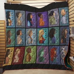 She Series Collage  Version 3 Throw Quilt Blanket and Home Decor