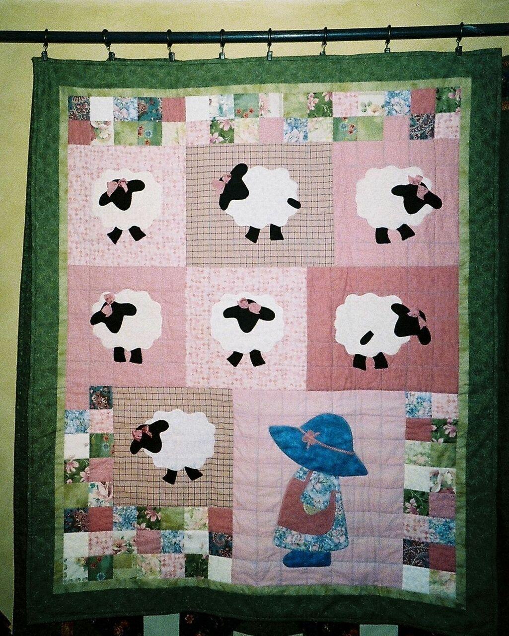 Sheep And Sunbonnet Sue Quilt Tdhjk and Home Decor