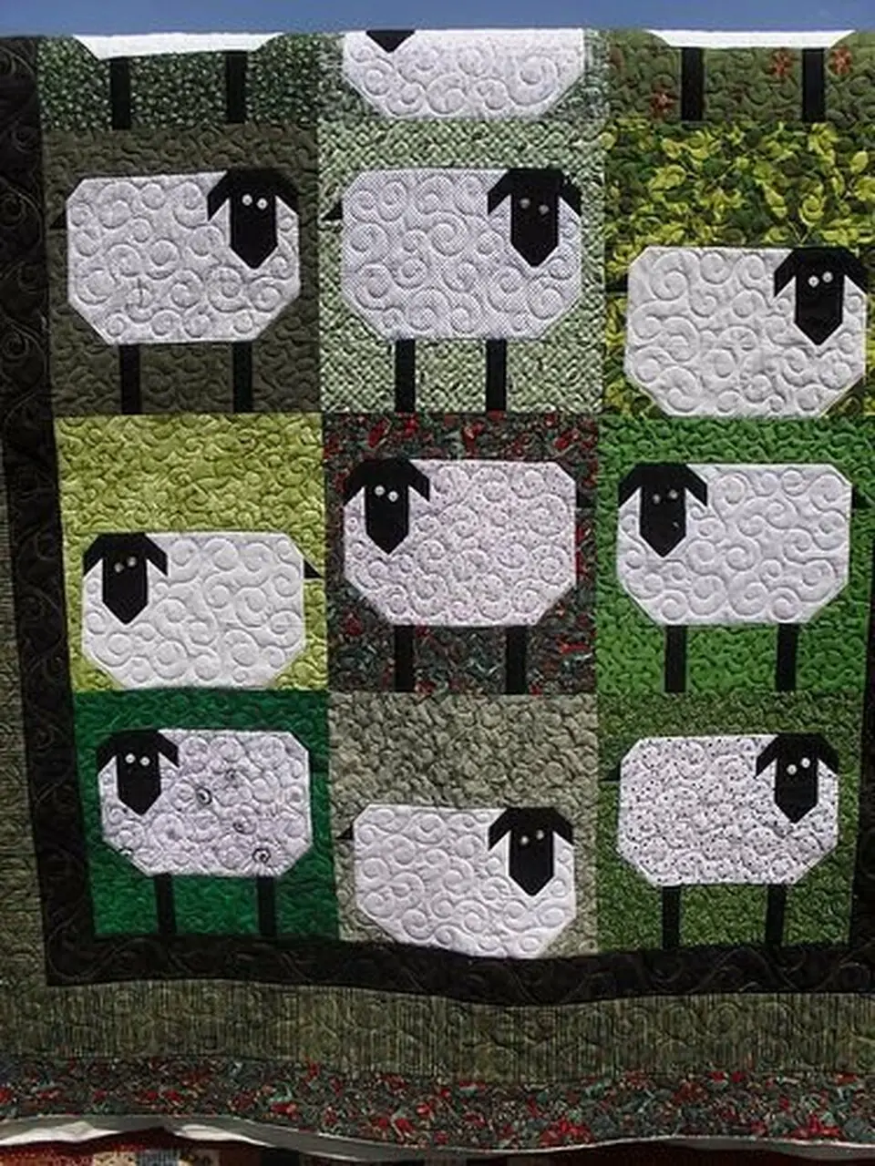 Sheep Cla190688 Quilt Blanket and Home Decor