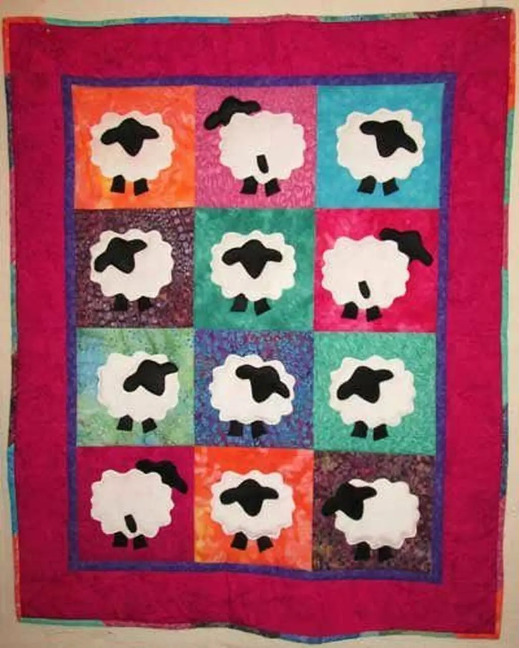 Sheep Clm170641 Quilt Blanket and Home Decor