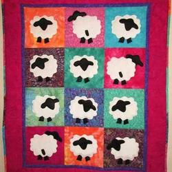 Sheep Clm170641 Quilt Blanket and Home Decor