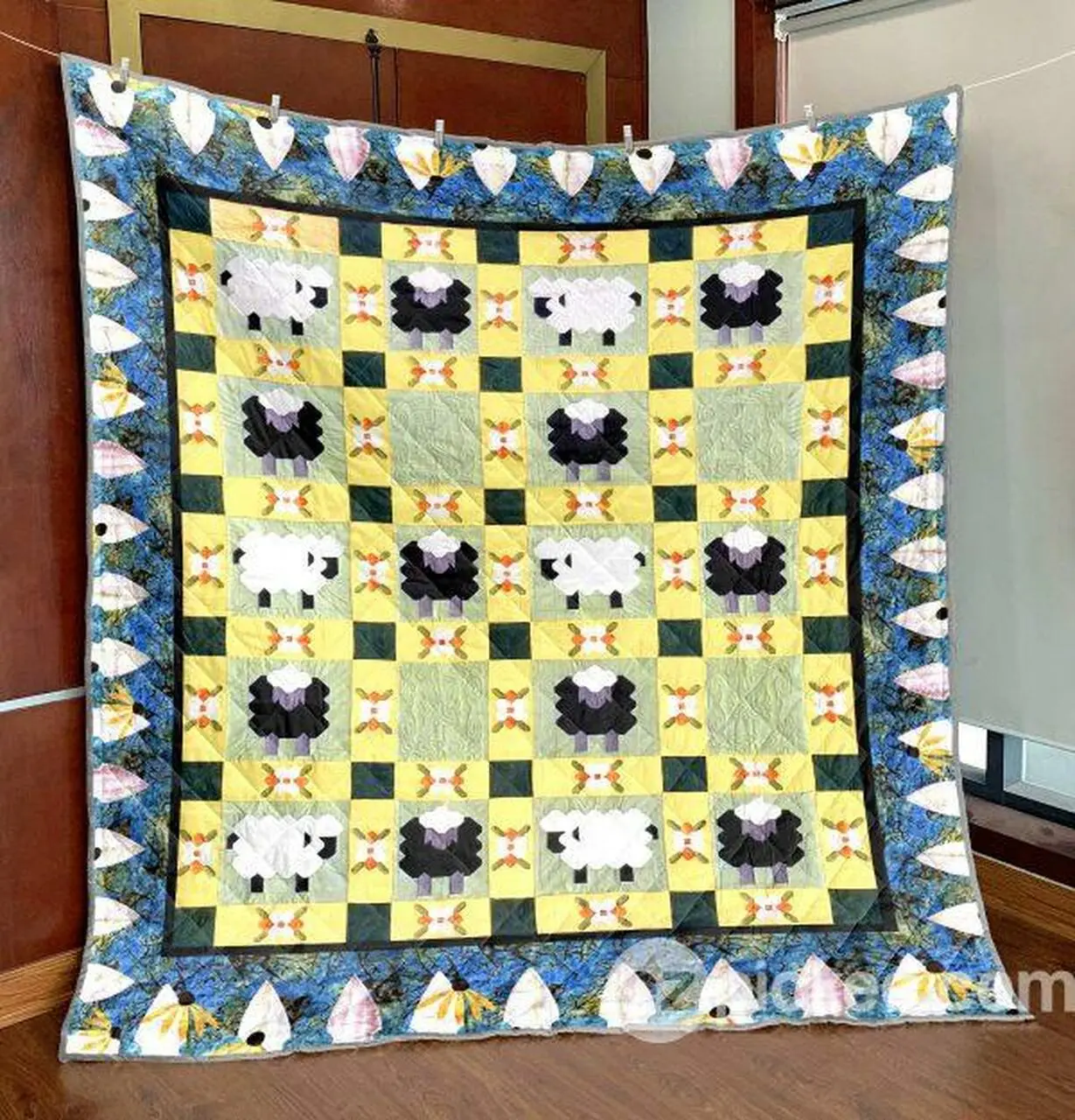 Sheep Flock Quilt Blanket Yhl3 Quilt and Home Decor