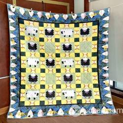 Sheep Flock Quilt Blanket Yhl3  Quilt and Home Decor