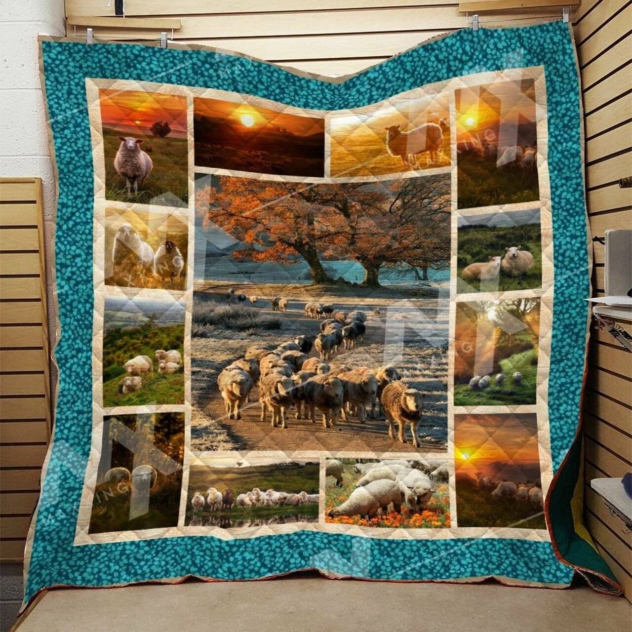 Sheep Quilt Blanket Dhc0910343Vt and Home Decor