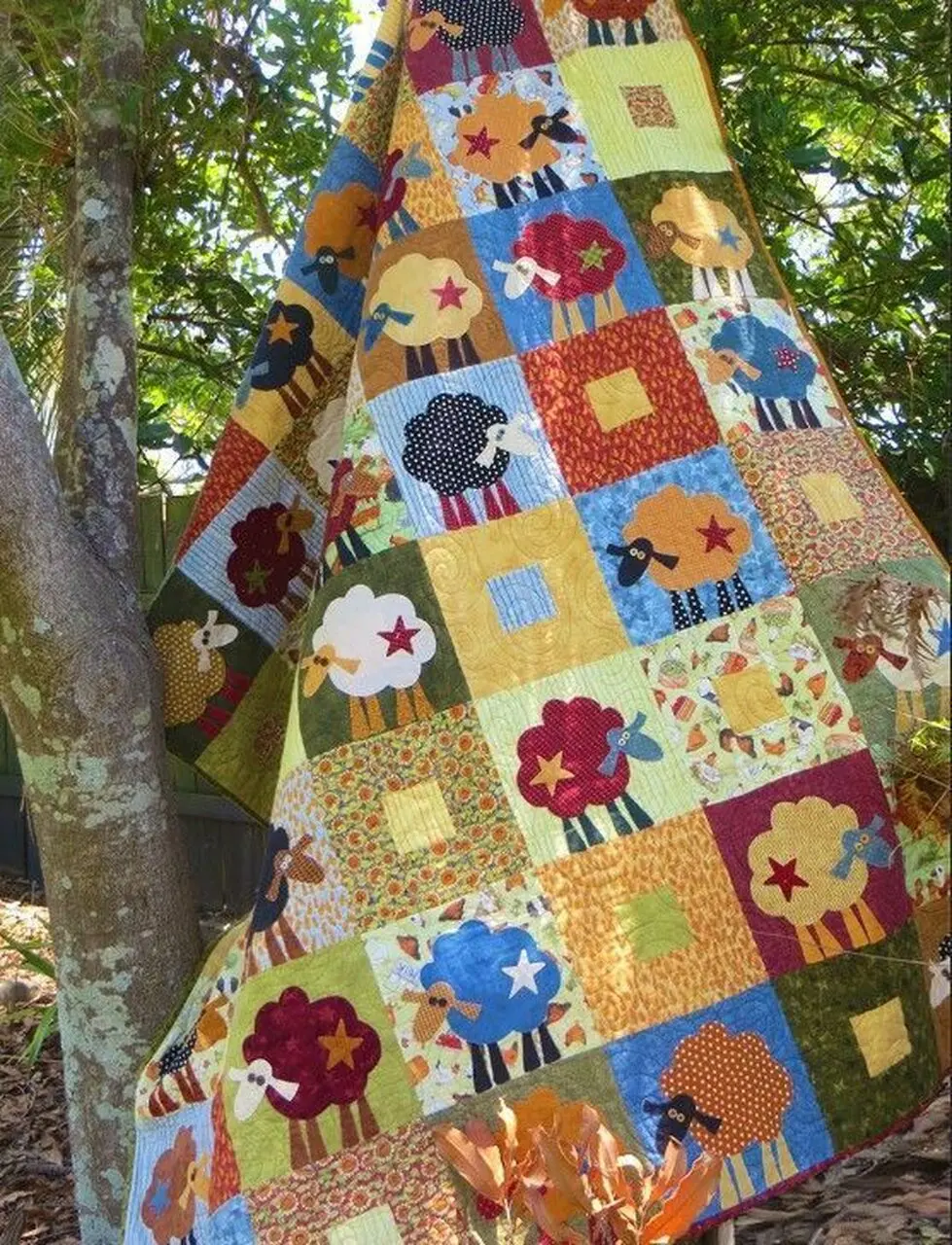 Sheep Quilt Tdhkp and Home Decor