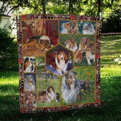 Sheltie Look Quilt Tdhwr and Home Decor