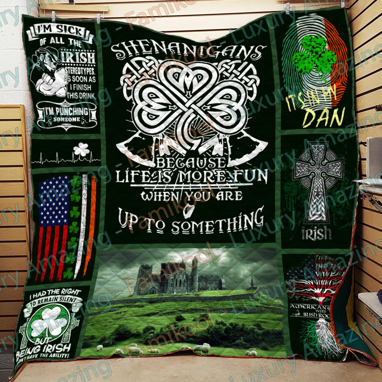 Shenanigans Irish Quilt and Home Decor