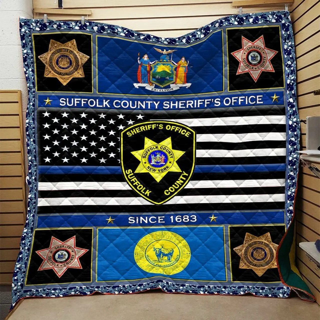 Sheriff Quilt Blanket Dhc0910621Vt and Home Decor
