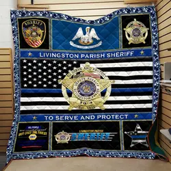 Sheriff Quilt Blanket Dhc0910627Vt and Home Decor