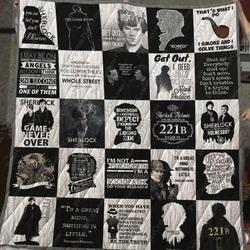Sherlock Quilt Blanket M120619  Quilt and Home Decor