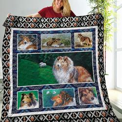Shetland Sheepdog Quilt Blanket and Home Decor