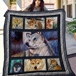 Shiba Inu Quilt Blanket and Home Decor
