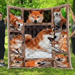 Shiba Inu Quilt Tdhli and Home Decor