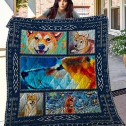 Shiba Inu Quilt Tdhmt and Home Decor