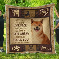 Shiba Quiltl Ife Is Dog-Pt-Ds001 Home Decor  Quilt and Home Decor