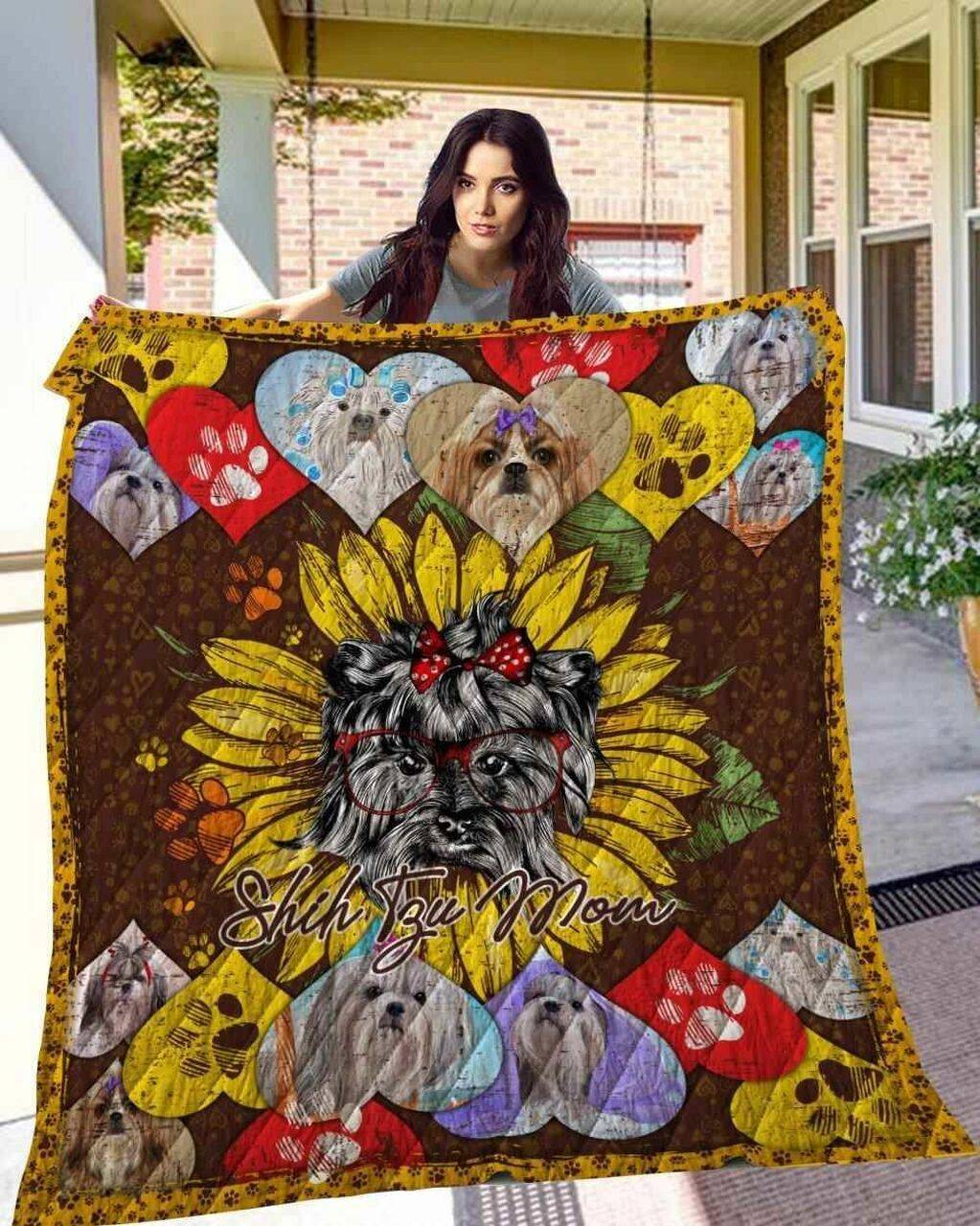 Shih Tzu 15 Blanket Th10072019 Quilt and Home Decor