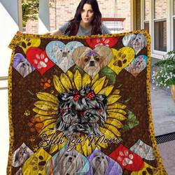 Shih Tzu 15 Blanket Th10072019 Quilt and Home Decor