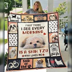 Shih Tzu Dog O Quilt Dx and Home Decor