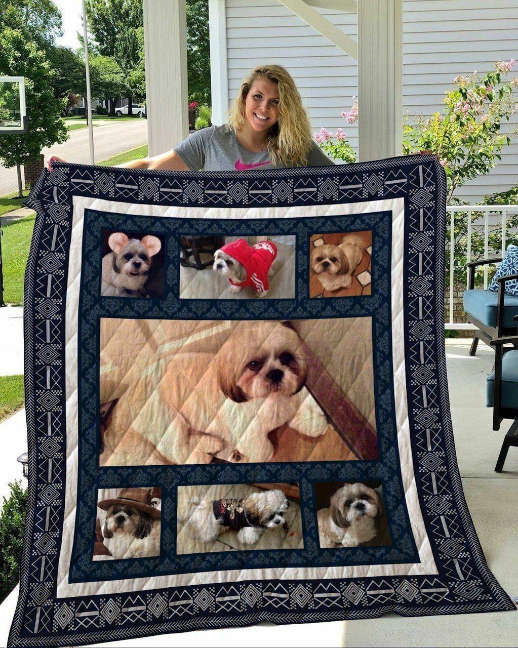 Shih Tzu Dog Quilt Tdhih and Home Decor