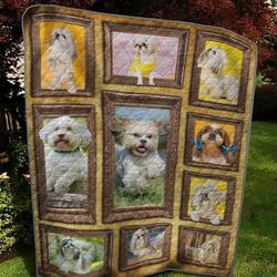 Shih Tzu Hn Quilt Tdhdk and Home Decor
