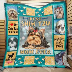 Shih Tzu Quilt Blanket Dhc1312384Vt and Home Decor