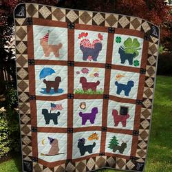 Shih Tzu Quilt Tdhby and Home Decor