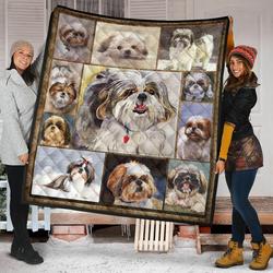 Shihtzu Quilt Blanket Dhc09121357Dd and Home Decor
