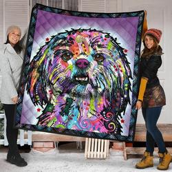 Shihtzu Quilt Blanket Dhc09121509Dd and Home Decor