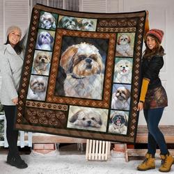 Shihtzu Quilt Blanket Dhc09121551Dd and Home Decor