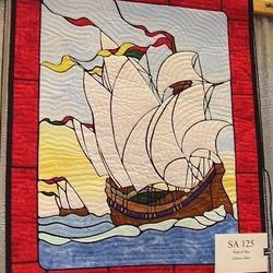 Ship At Sea Quilt Tdhxm and Home Decor