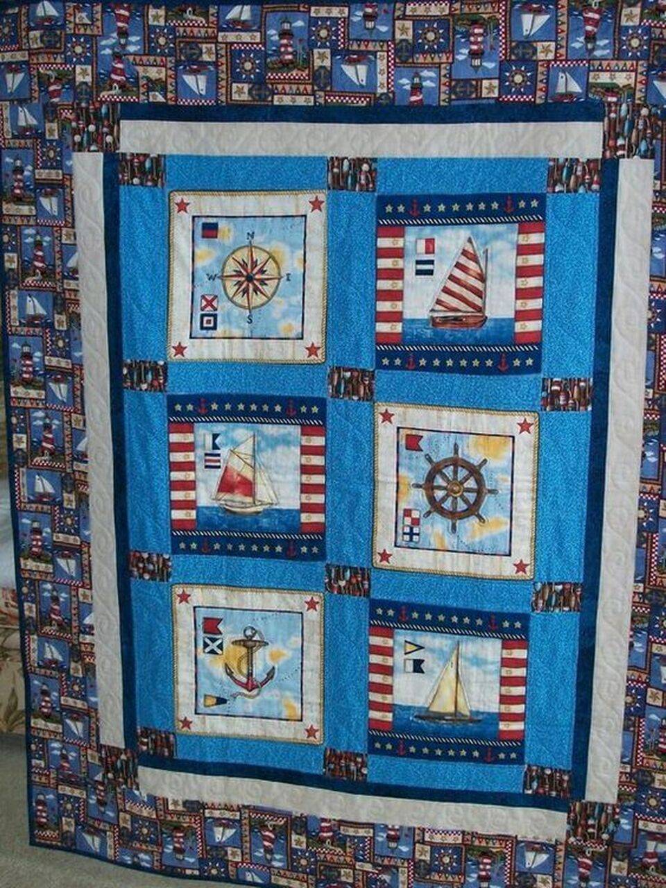 Ship Cla190689 Quilt Blanket and Home Decor