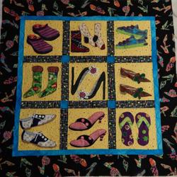 Shoes Quilt Tdhml and Home Decor