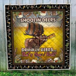 Shoot Deer DD2509049CL Quilt Blanket and Home Decor