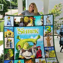 Shrek Quilt Blanket 02 and Home Decor