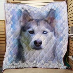 Siberian Husky Quilt Blanket Luka4C Dhc0301859Dd and Home Decor