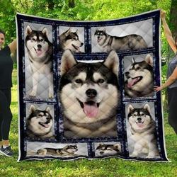 Siberian Husky Quilt  Quilt and Home Decor