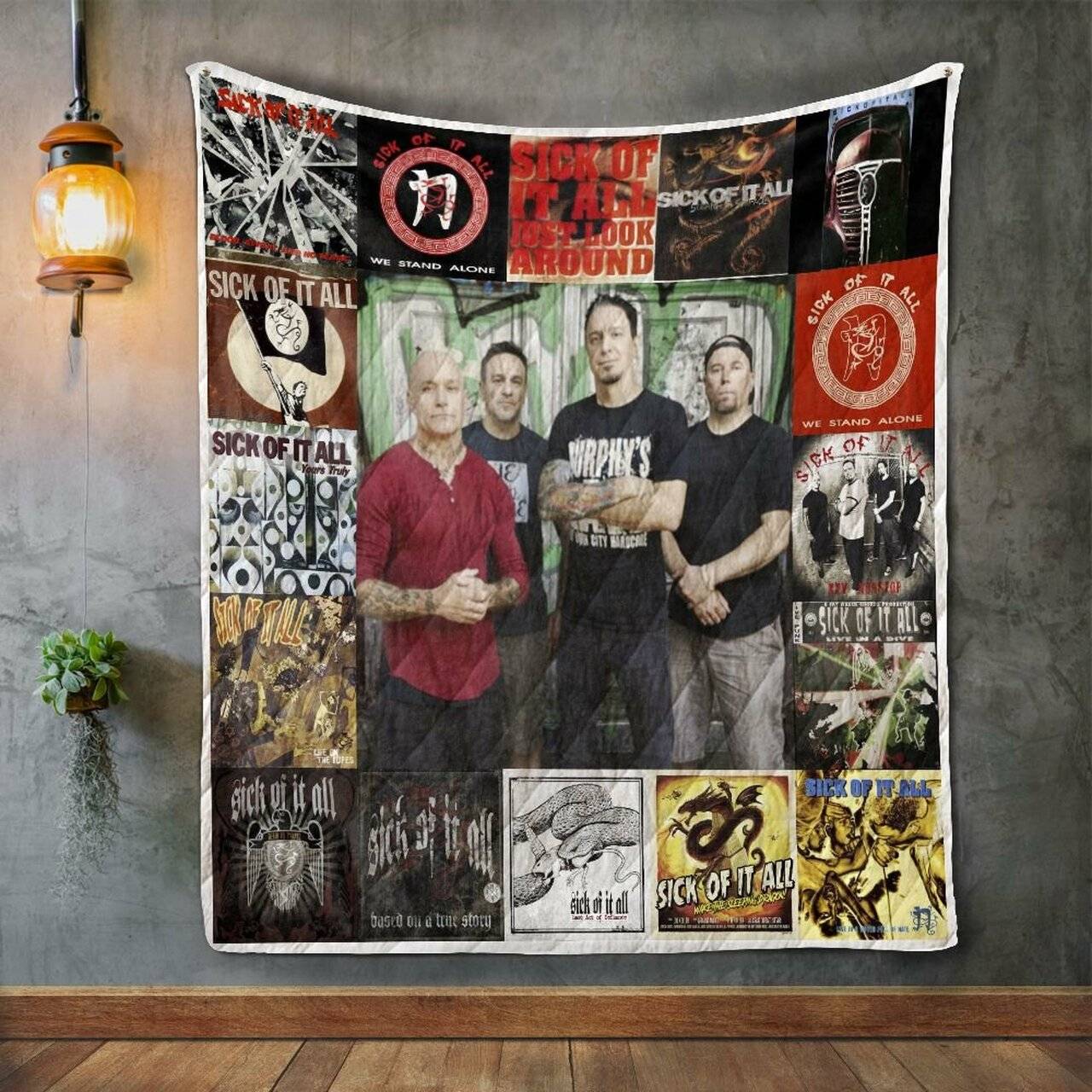 Sick Of It All Album Covers Quilt Blanket and Home Decor