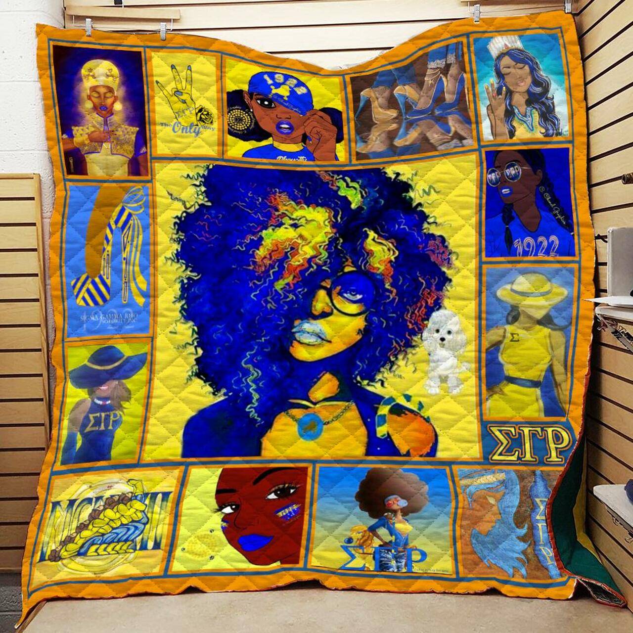 Sigma Gamma Rho Only Way Quilt All Over Printed and Home Decor