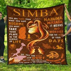 Simba Character  Premium Quilt  Quilt and Home Decor