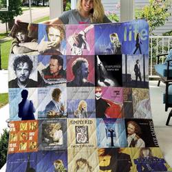 Simply Red Blanket Th0107 Quilt and Home Decor