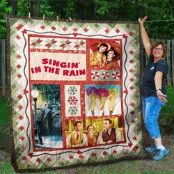 Singin In The Rain Quilt Blanket 01900 and Home Decor