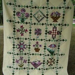 Singing Garden Quilt Tdhec and Home Decor