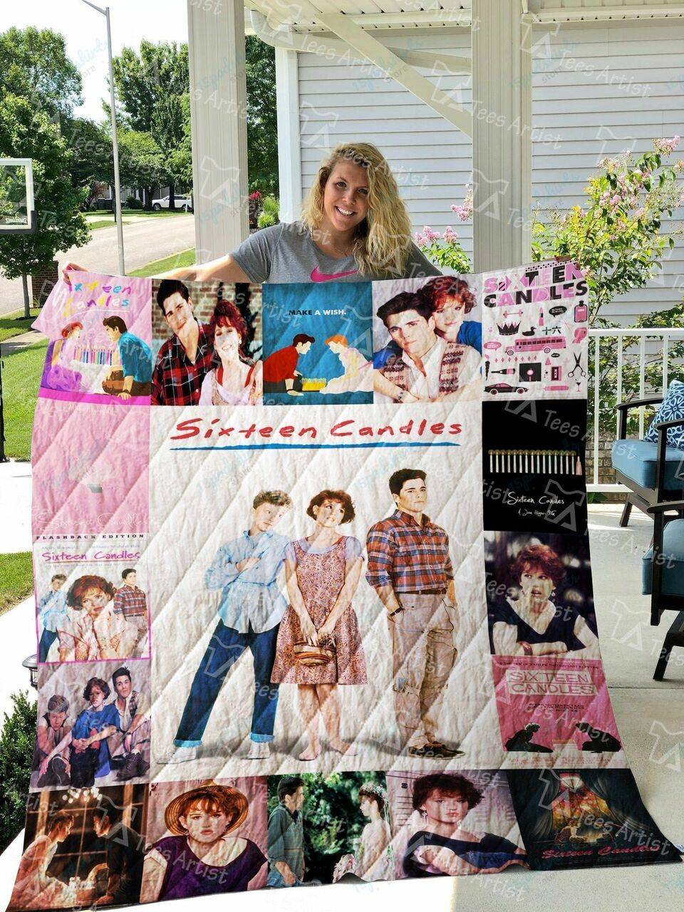 Sixteen Candles Quilt Blanket 01059 and Home Decor