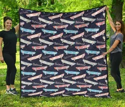 Skateboard Cl12100605Mdq Quilt Blanket and Home Decor