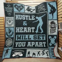 Skateboarding Quilt -Bt15_0308  Quilt and Home Decor